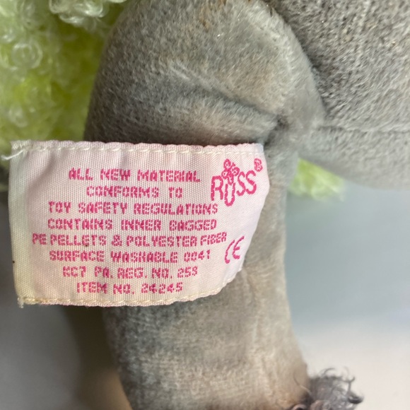 Russ Brigette Grey poodle dog plush stuffed animal 15” - Picture 3 of 4